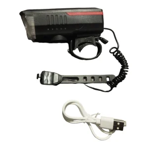 Lumière avant solaire klaxon intégré.